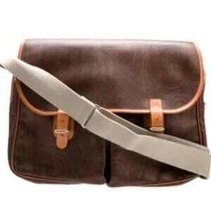 ETRO Milano Paisley Canvas & Leather Messenger Bag Unisex